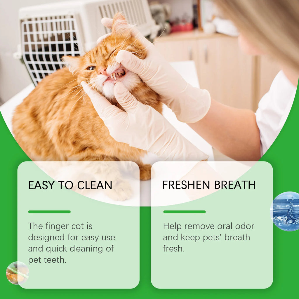 Pet Teeth Care Finger Wipes