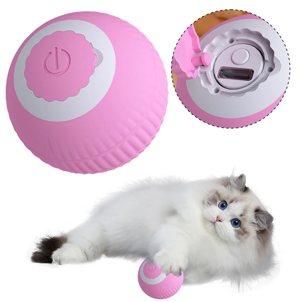 Electric Cat Ball Toys USB Rechargeable