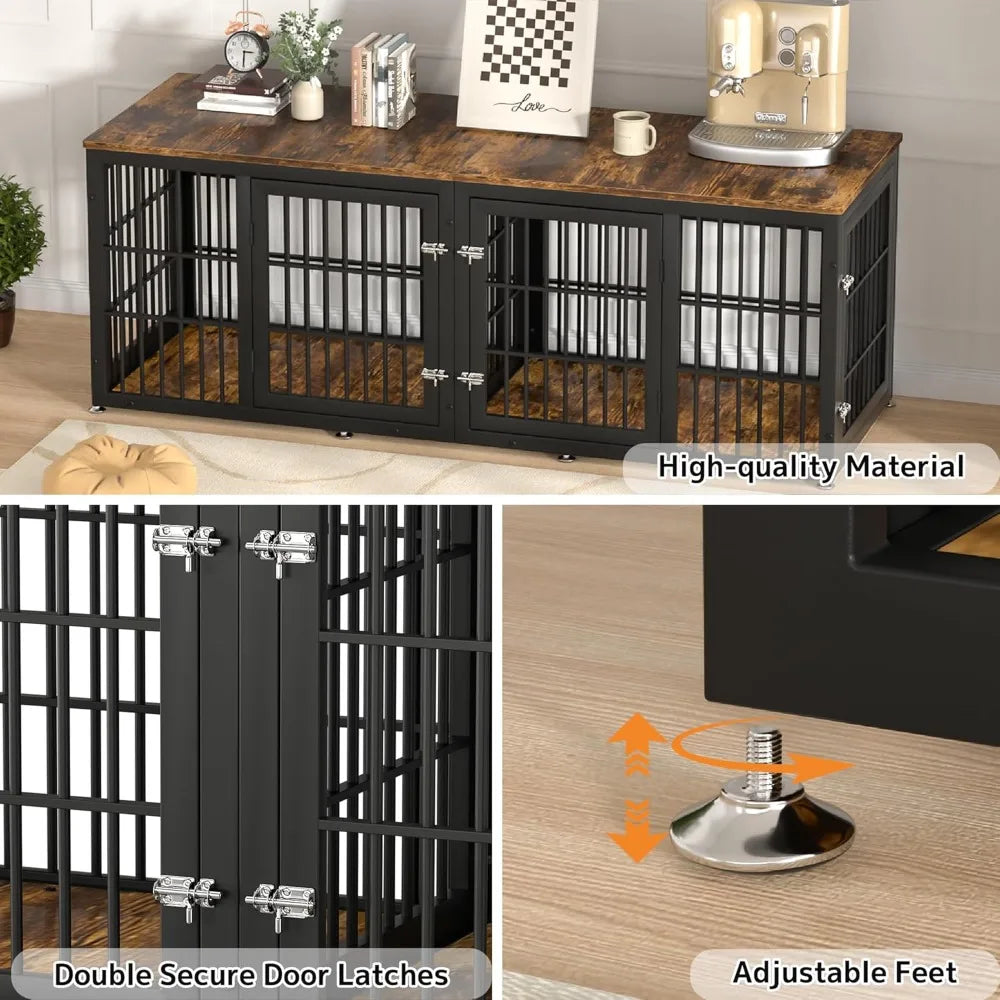 Double Dog Crate Heavy Duty