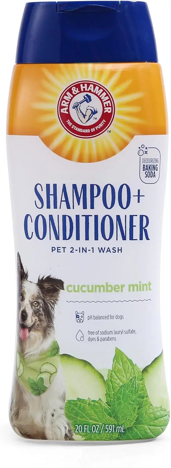2-in-1 Cucumber Mint Dog Shampoo & Conditioner,