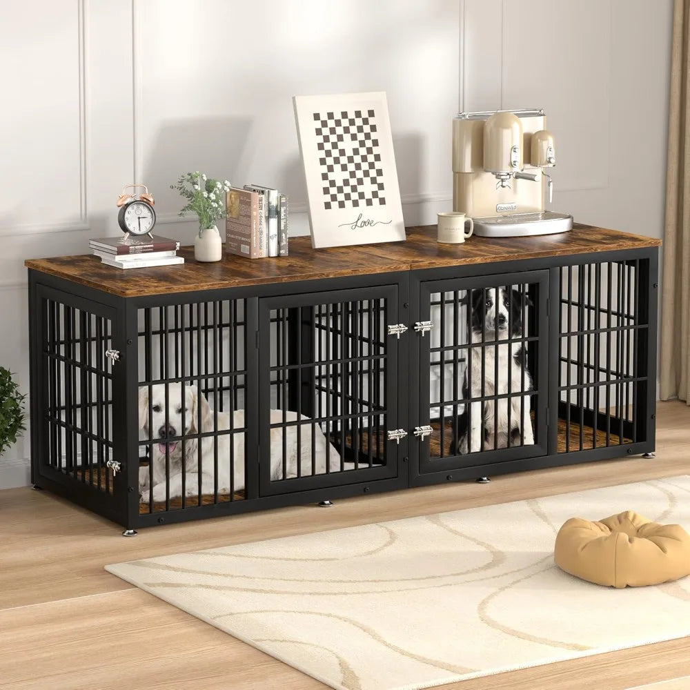 Double Dog Crate Heavy Duty