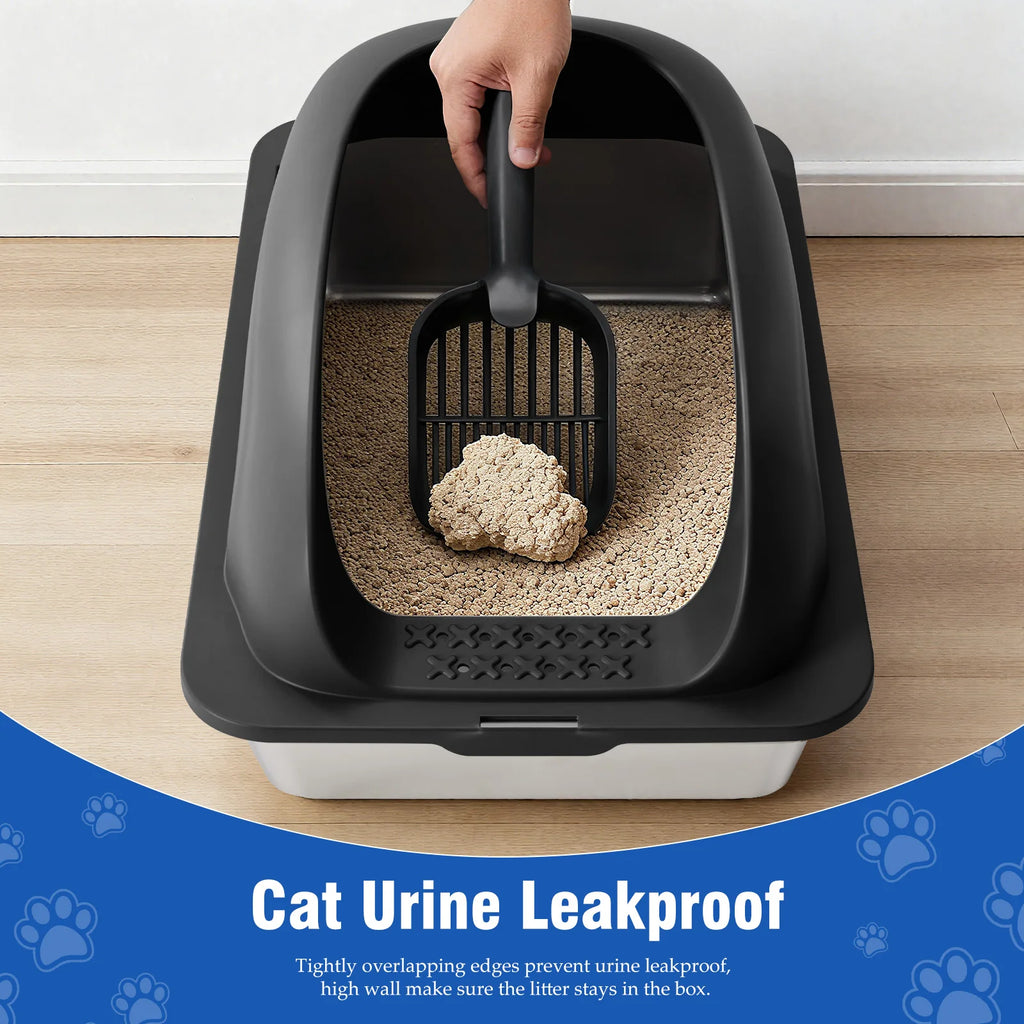 Stainless Steel Cat Litter Box For Big Cats