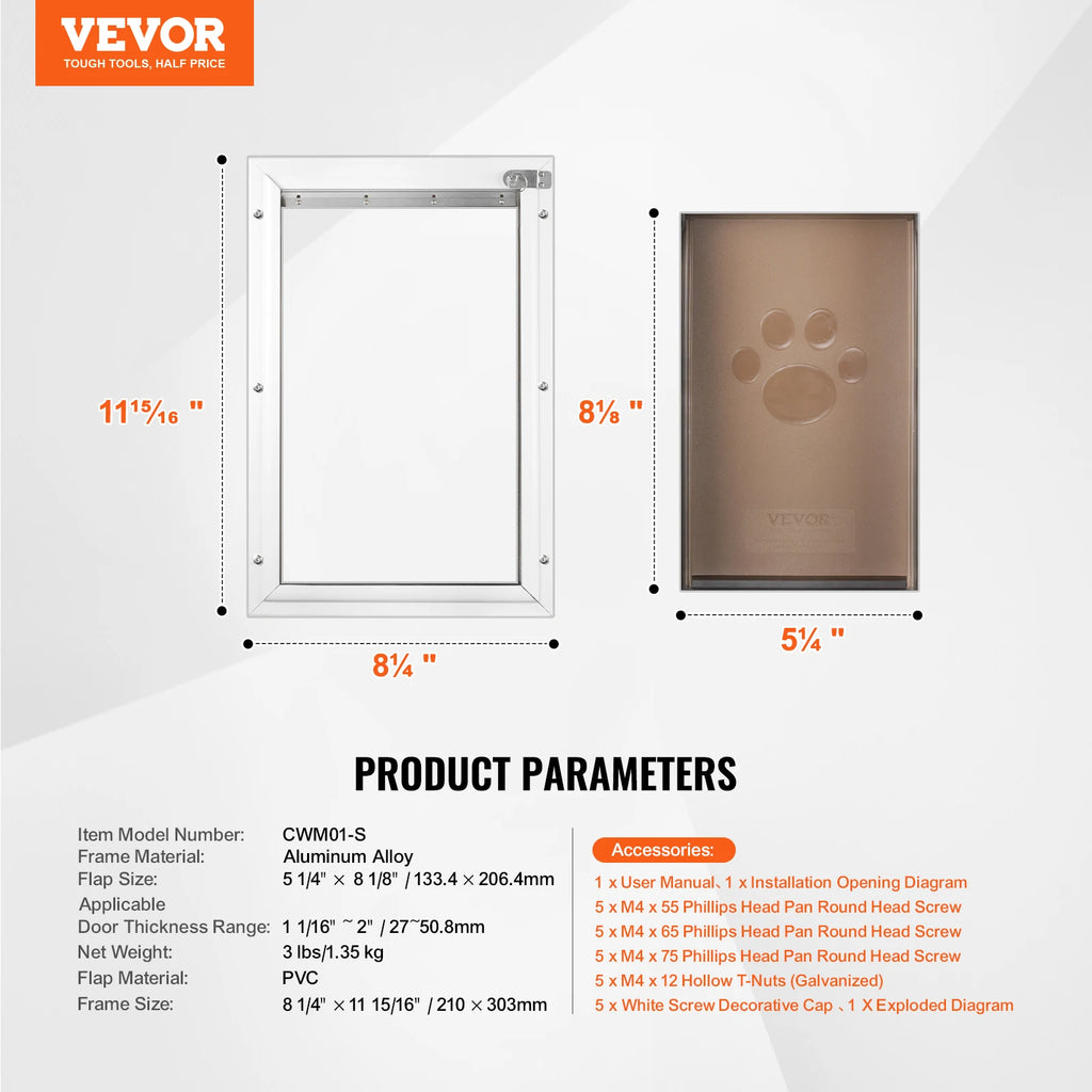 Weatherproof Doggy Door