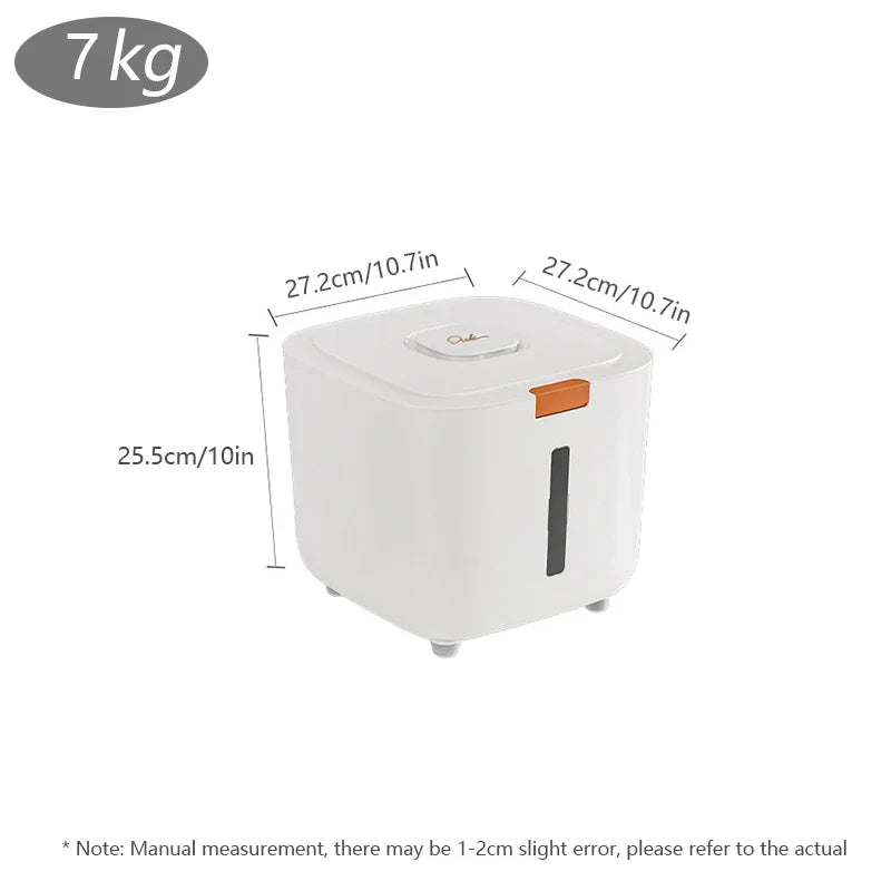 Pet food storage barrel
