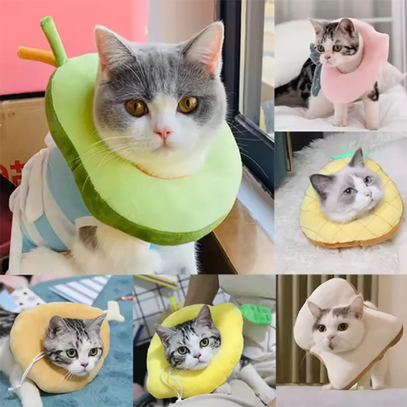 Soft Toast Avocado Shaped Collar