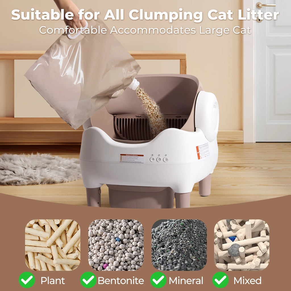 Self Cleaning Automatic Cat Litter Box For Cats