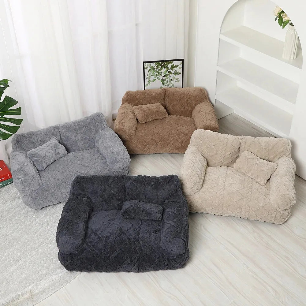 Plush Pet Sofa Bed