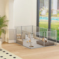 Clear Acrylic Dog Playpen