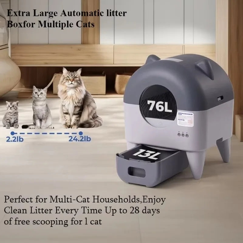 Automatic Cat Litter Box Extra Large