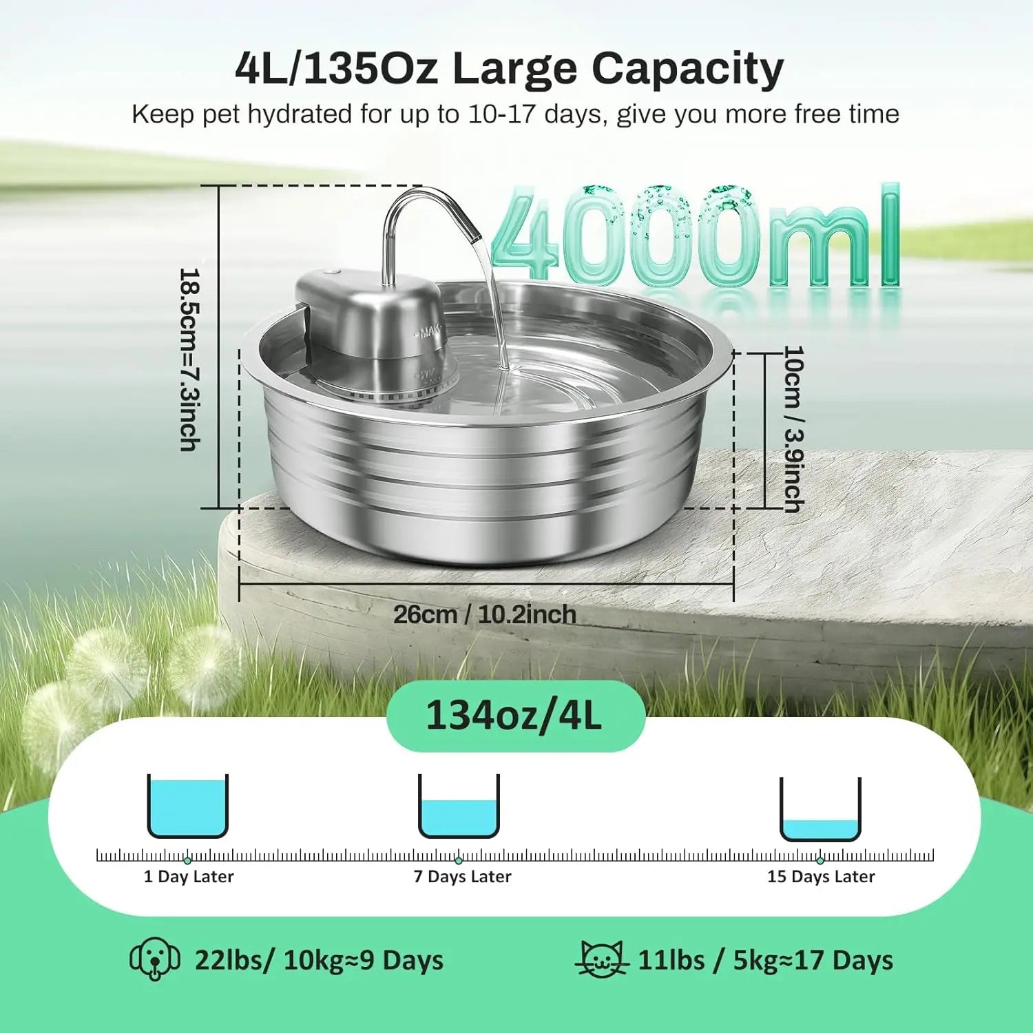 Water Fountain 4L