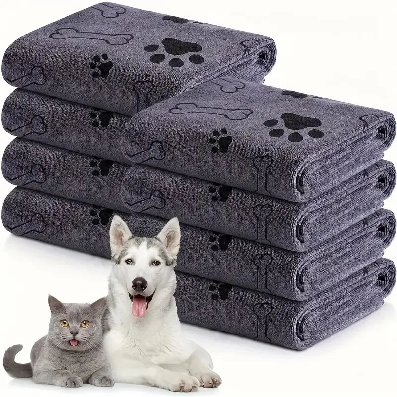 Quick-Drying Microfiber Dog Towel Absorbent