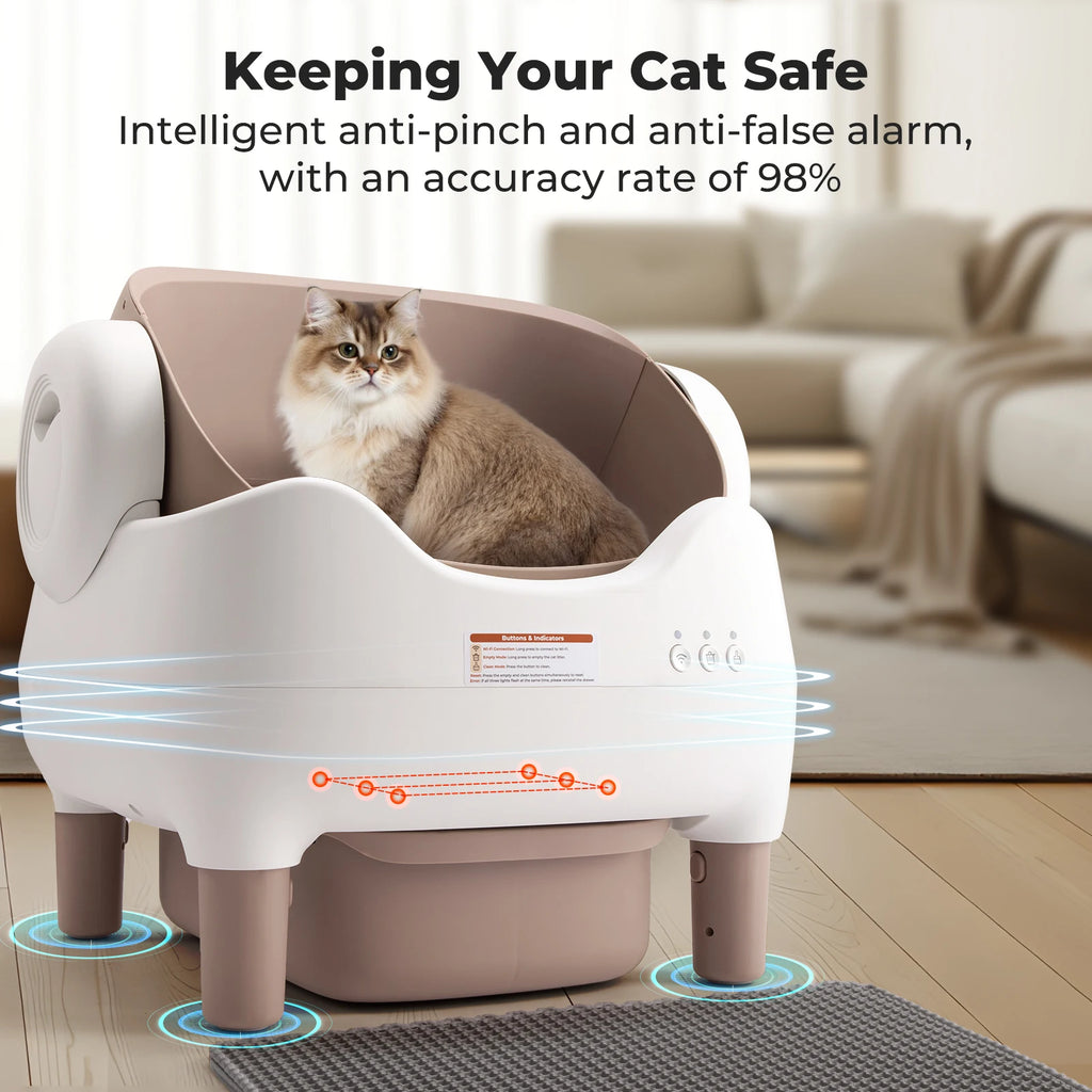 Self Cleaning Automatic Cat Litter Box For Cats