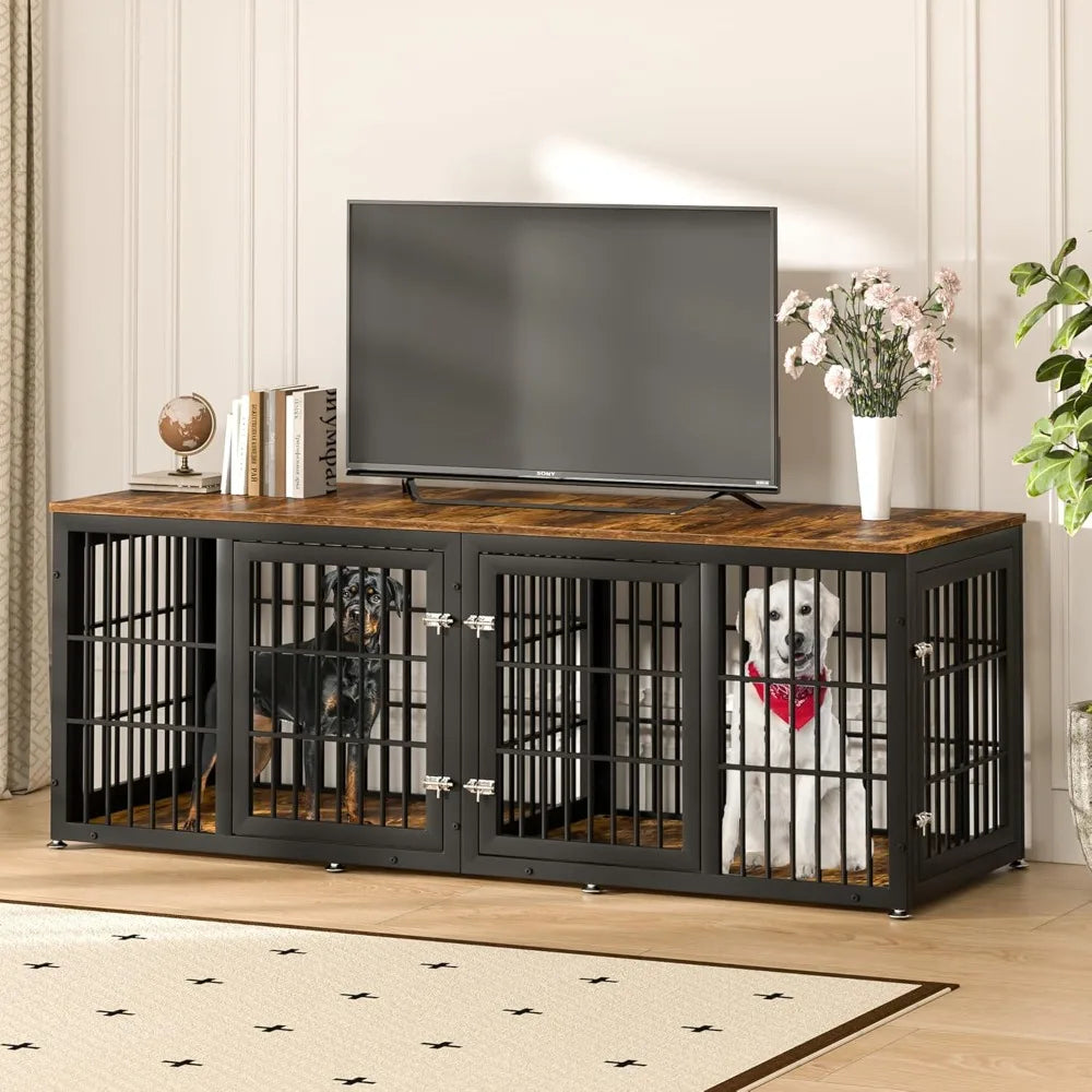 Double Dog Crate Heavy Duty