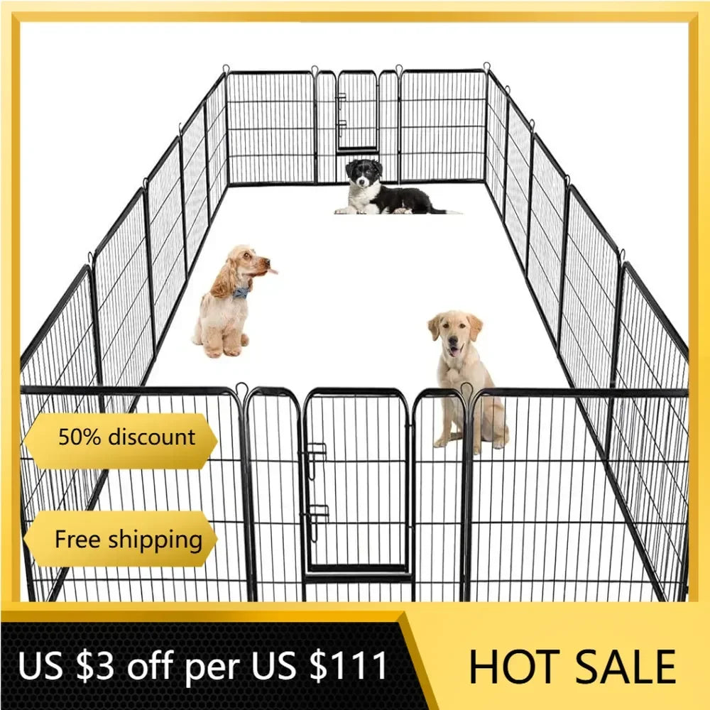 Dog Playpen Pen With Door