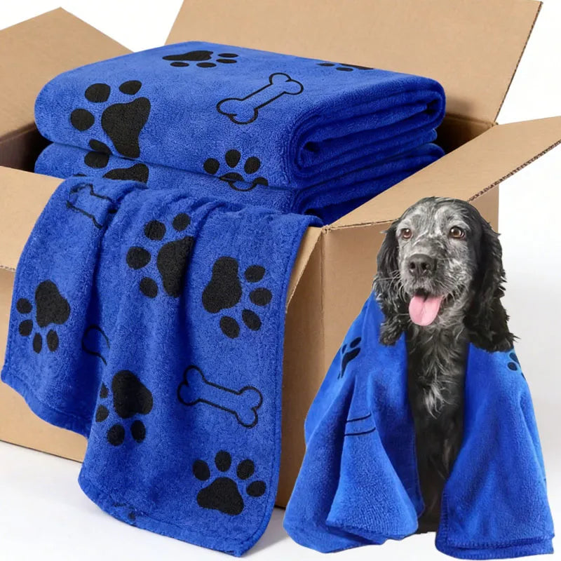 Quick-Drying Microfiber Dog Towel Absorbent