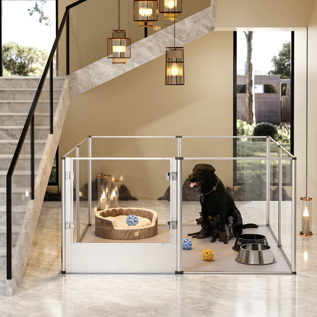 Acrylic Playpen Fence For Cats, Puppies