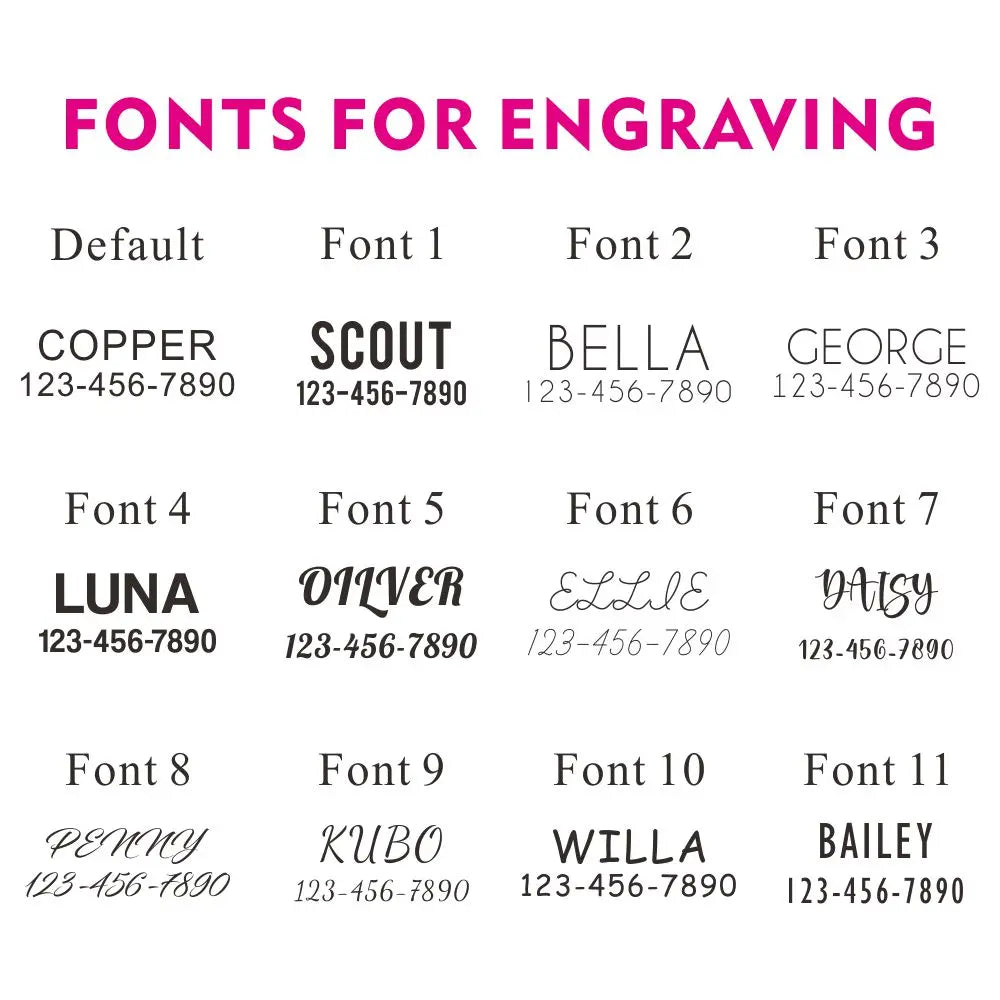 Personalized Dog Collar