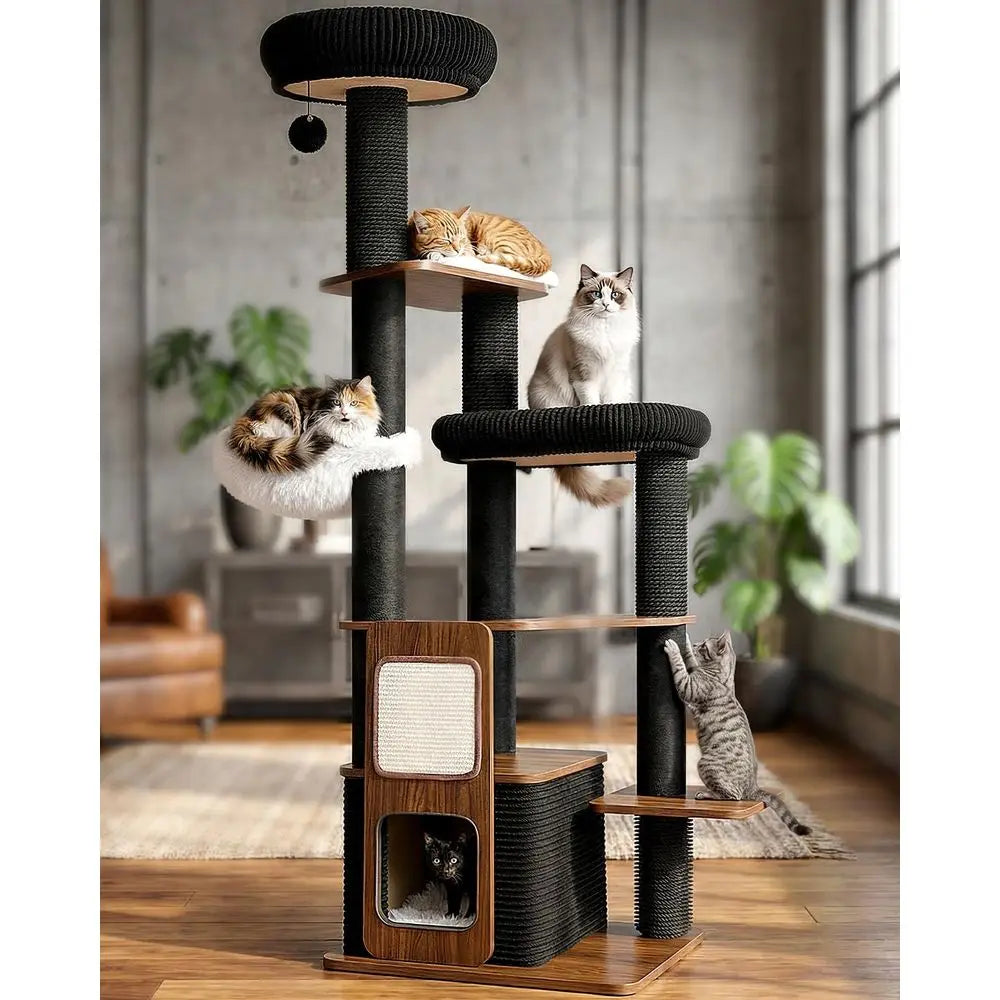 Large Indoor Cat Tree Tower For Large Cats