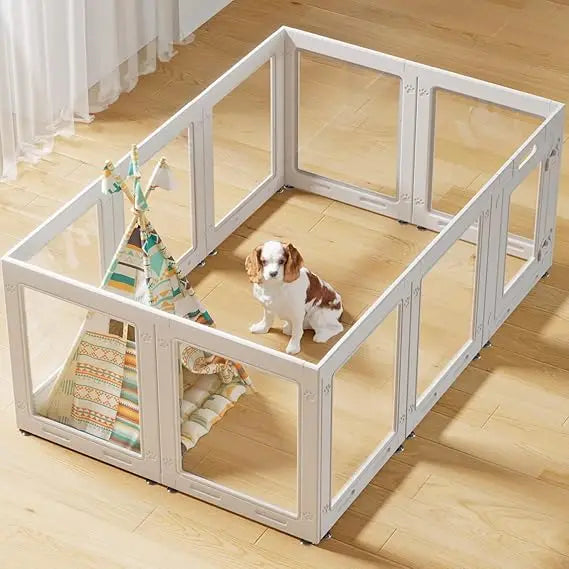 Acrylic Dog Playpen With Door
