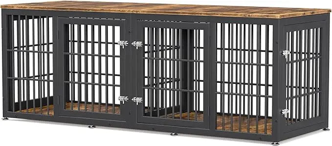 Double Dog Crate Heavy Duty