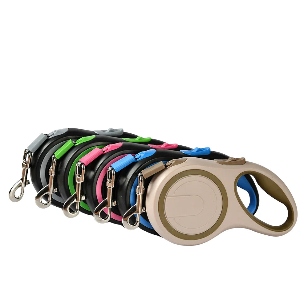 Dog Leash Retractable Roulette Collar