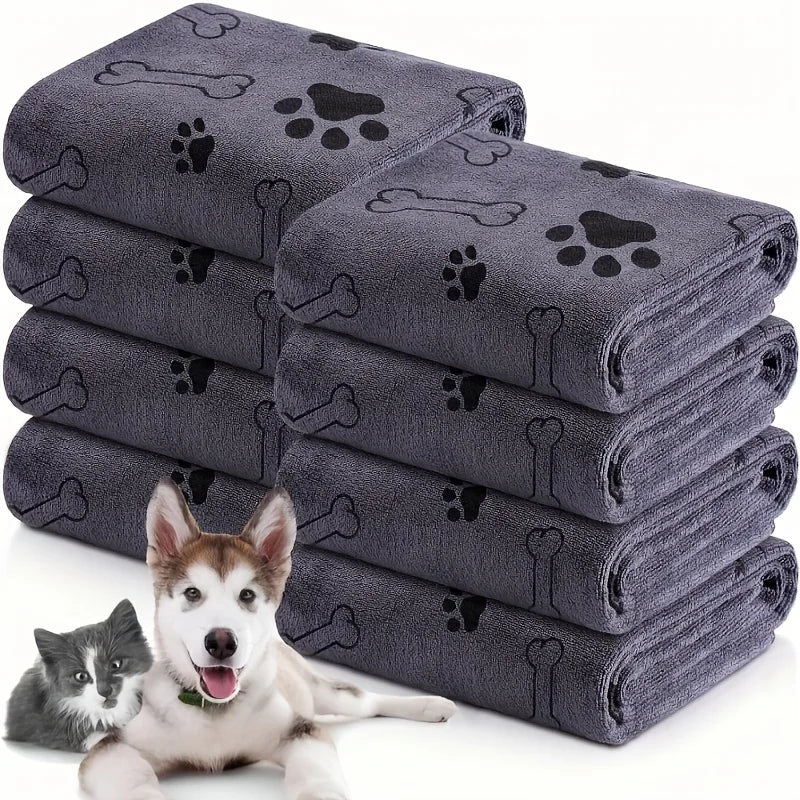 Quick-Drying Microfiber Dog Towel Absorbent