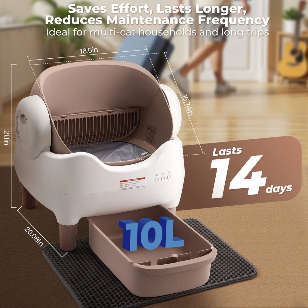 Self Cleaning Automatic Cat Litter Box For Cats