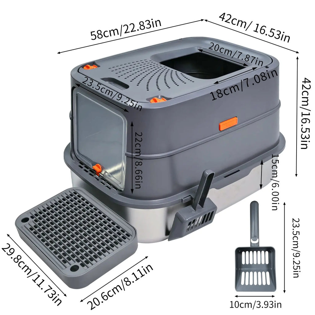 4-Style Cat Litter Box