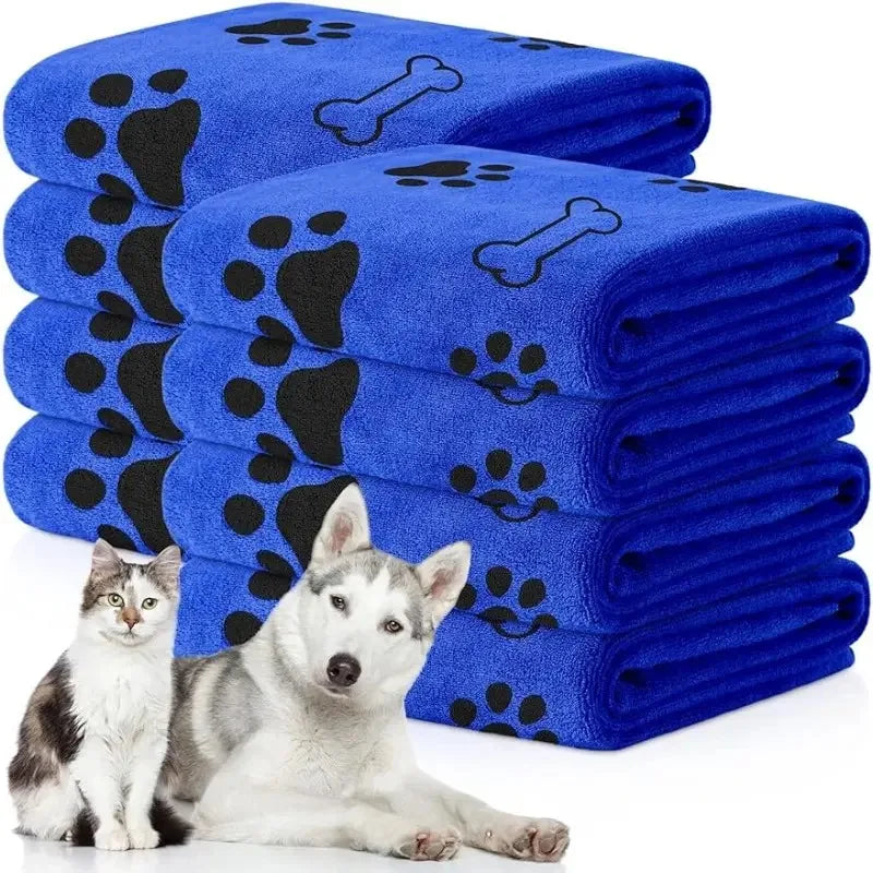 Quick-Drying Microfiber Dog Towel Absorbent