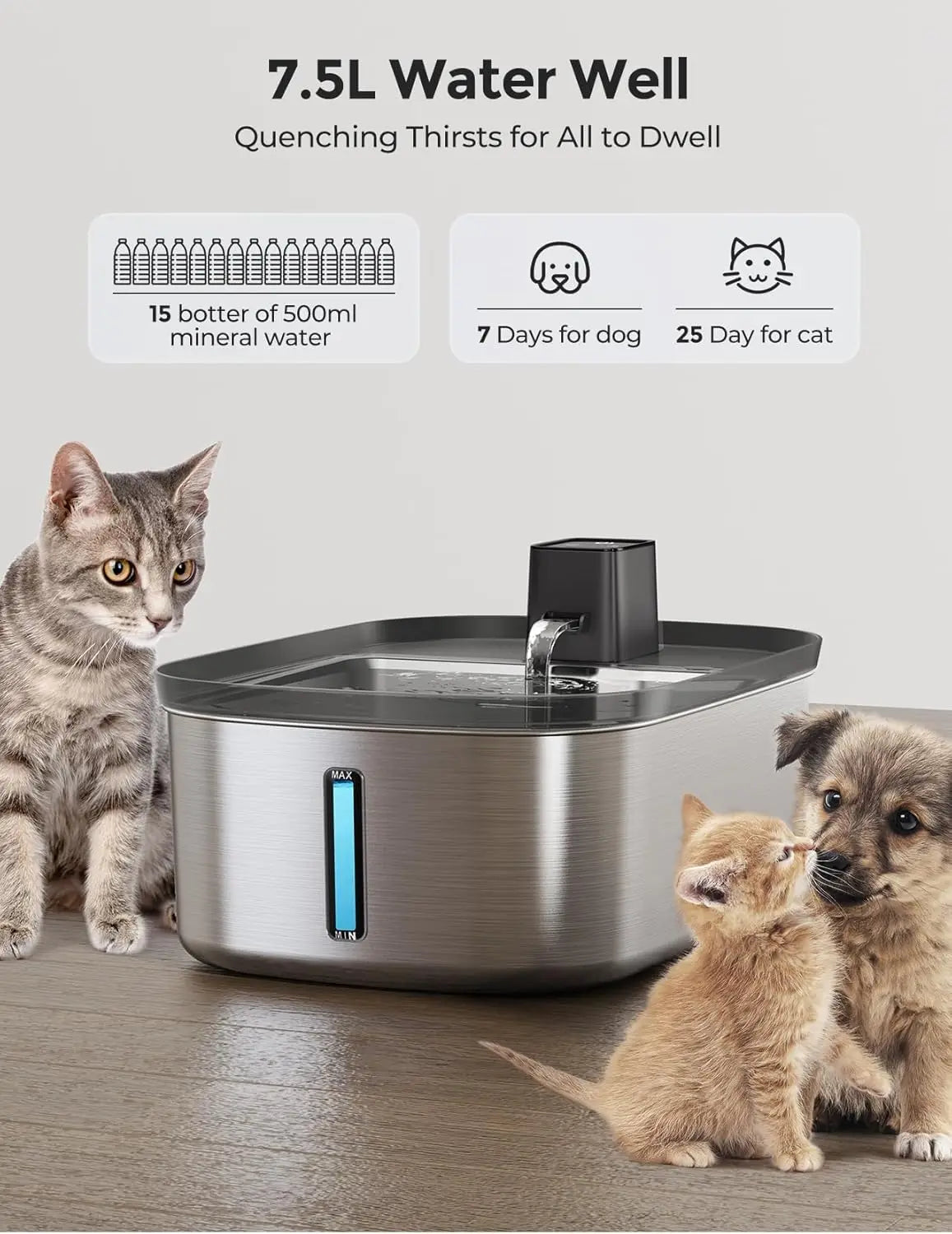 Wireless Dog Water Fountain