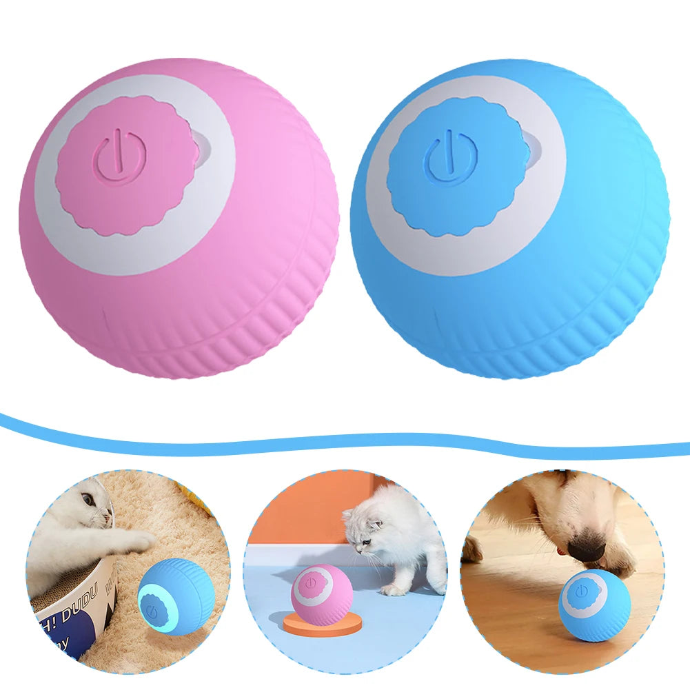 Electric Cat Ball Toys USB Rechargeable